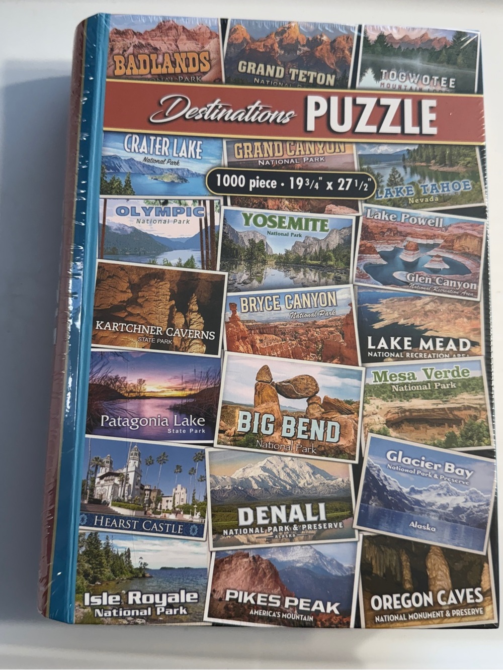 Destinations 1000-Piece Puzzle - Multi-Color Sealed